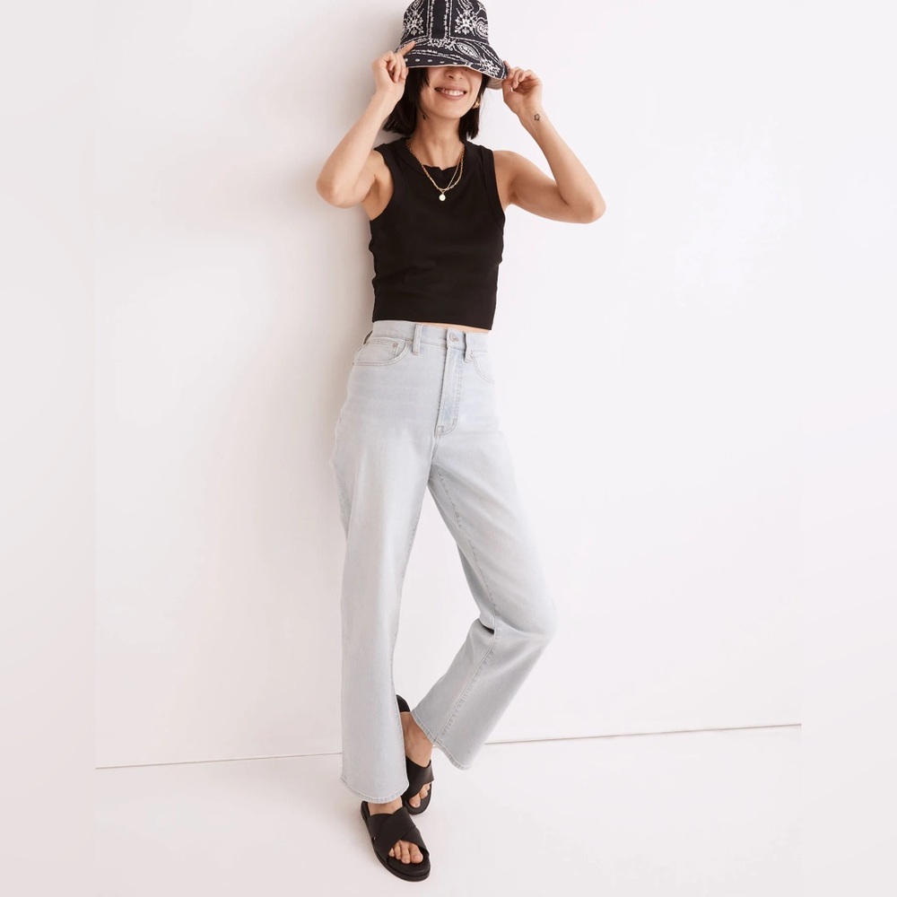 Madewell The Perfect Vintage Straight Jean in Mosedale Wash Women’s Size 28